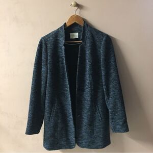 Magnolia Grace Blue Marled Jacket Size S EUC